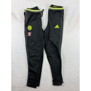Adidas Chelsea FC‎ Training Pants Men’s S Black ClimaCool Soccer Carabao